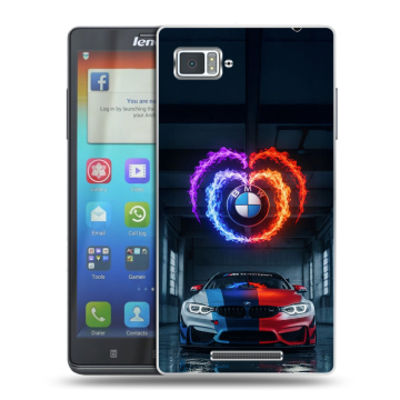 Пластиковый чехол на Lenovo Vibe Z с принтом BMW БМВ