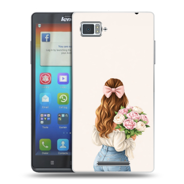 Пластиковый чехол на Lenovo Vibe Z с принтом женский