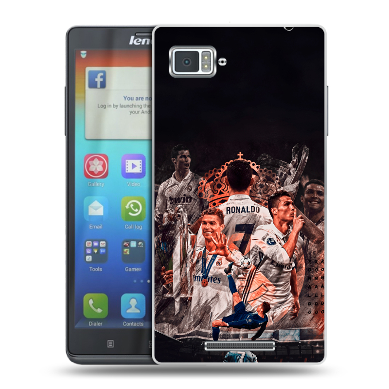 Пластиковый чехол на Lenovo Vibe Z с принтом Реал Роналдо Real Ronaldo Пластиковый чехол на Lenovo Vibe Z с принтом Реал Роналдо Real Ronaldo