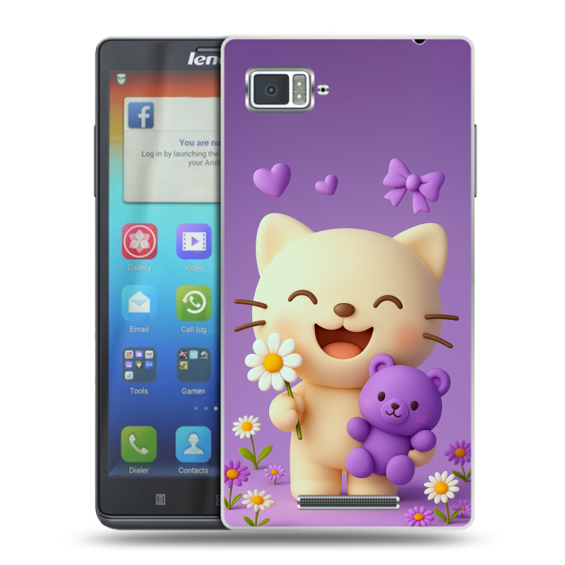 Пластиковый чехол на Lenovo Vibe Z с принтом для девочек Пластиковый чехол на Lenovo Vibe Z с принтом для девочек