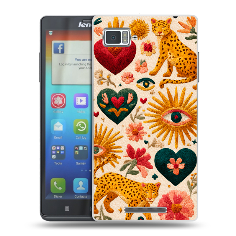 Пластиковый чехол на Lenovo Vibe Z с принтом Модный принт Пластиковый чехол на Lenovo Vibe Z с принтом Модный принт