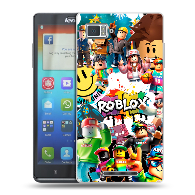 Пластиковый чехол на Lenovo Vibe Z с принтом Roblox Роблокс Пластиковый чехол на Lenovo Vibe Z с принтом Roblox Роблокс