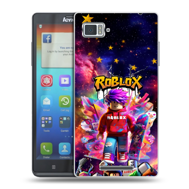 Пластиковый чехол на Lenovo Vibe Z с принтом Roblox Роблокс Пластиковый чехол на Lenovo Vibe Z с принтом Roblox Роблокс