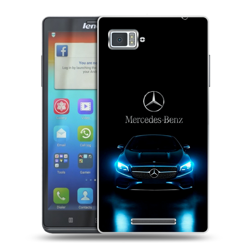 Пластиковый чехол на Lenovo Vibe Z с принтом Mercedes Мерседес Пластиковый чехол на Lenovo Vibe Z с принтом Mercedes Мерседес
