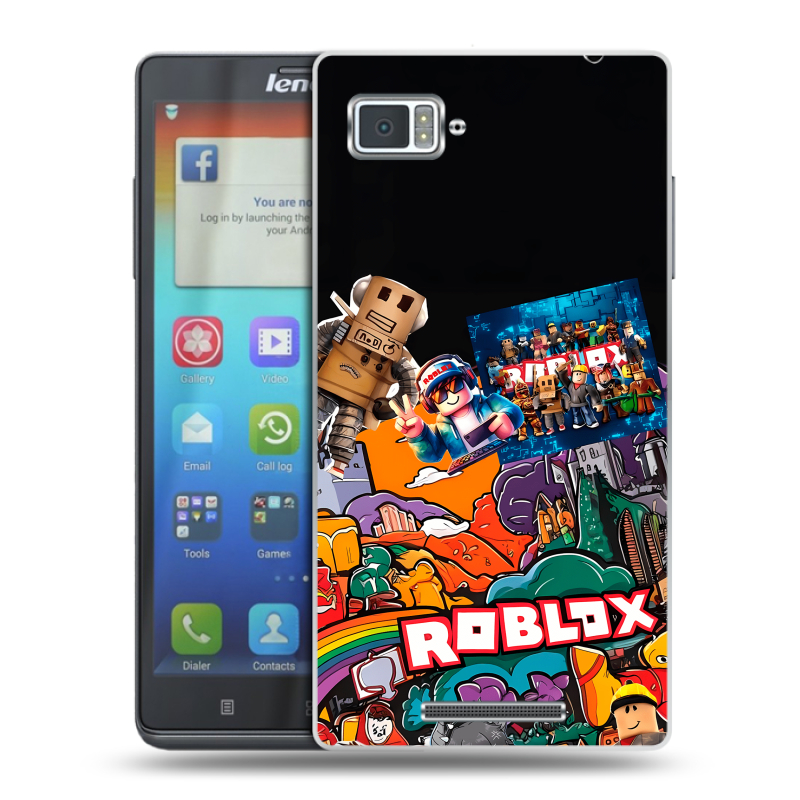 Пластиковый чехол на Lenovo Vibe Z с принтом Roblox Роблокс Пластиковый чехол на Lenovo Vibe Z с принтом Roblox Роблокс