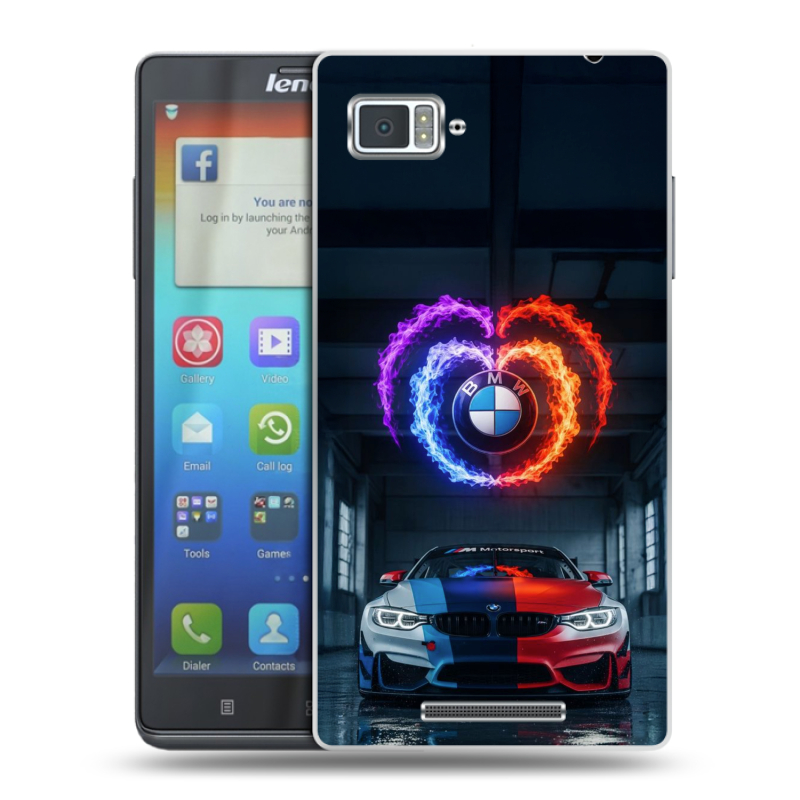 Пластиковый чехол на Lenovo Vibe Z с принтом BMW БМВ Пластиковый чехол на Lenovo Vibe Z с принтом BMW БМВ