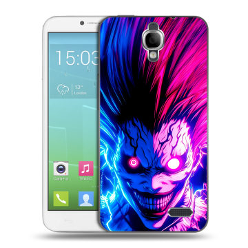 Силиконовый чехол на Alcatel One Touch Idol с принтом Death note Тетрадь смерти Силиконовый чехол на Alcatel One Touch Idol с принтом Death note Тетрадь смерти