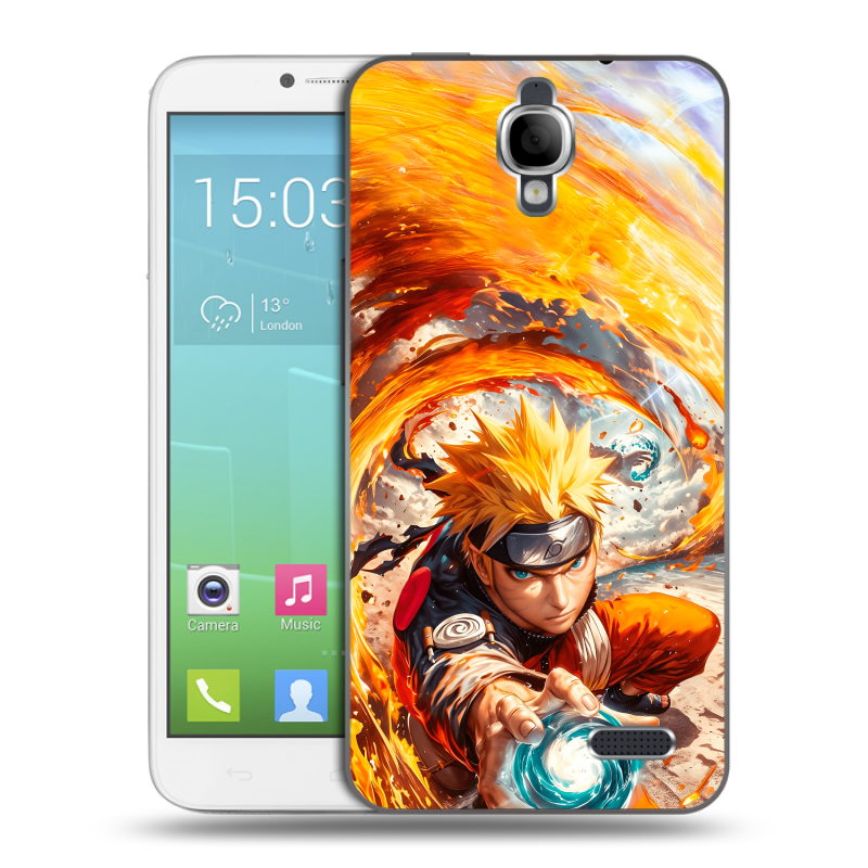 Силиконовый чехол на Alcatel One Touch Idol с принтом Аниме Наруто Naruto Силиконовый чехол на Alcatel One Touch Idol с принтом Аниме Наруто Naruto