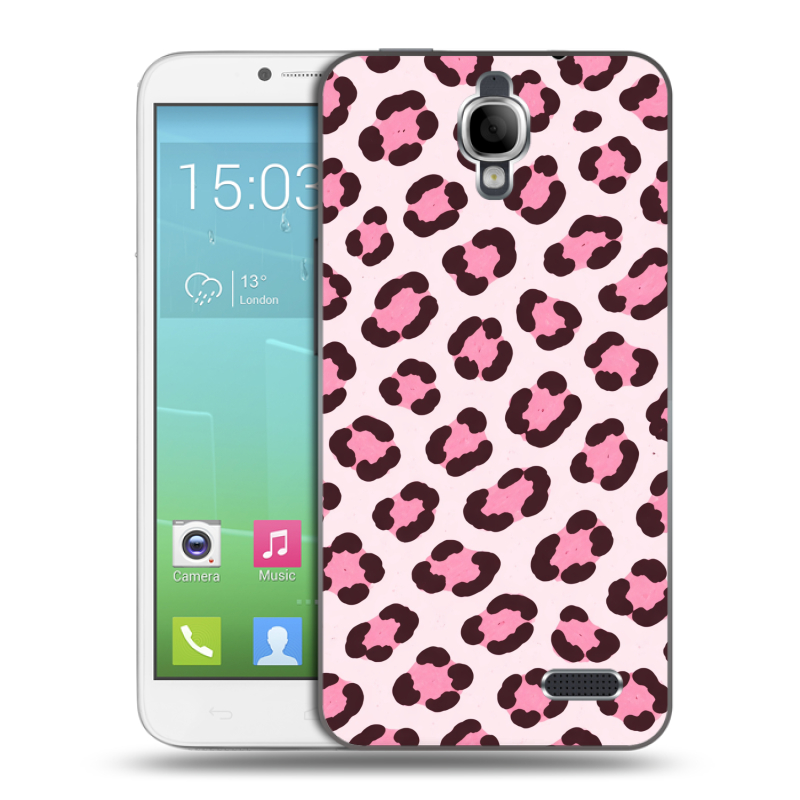 Силиконовый чехол на Alcatel One Touch Idol с принтом для девочек Силиконовый чехол на Alcatel One Touch Idol с принтом для девочек