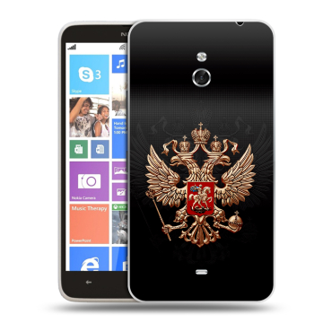 Пластиковый чехол на Nokia Lumia 1320 с принтом Герб России Пластиковый чехол на Nokia Lumia 1320 с принтом Герб России