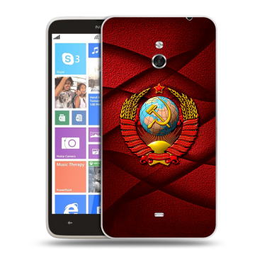 Пластиковый чехол на Nokia Lumia 1320 с принтом Герб СССР Пластиковый чехол на Nokia Lumia 1320 с принтом Герб СССР