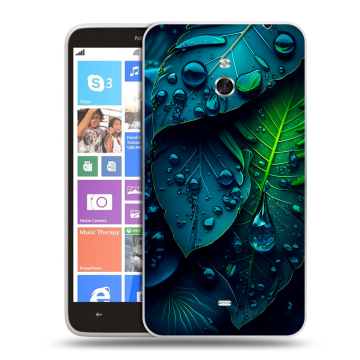 Пластиковый чехол на Nokia Lumia 1320 с принтом Листья Пластиковый чехол на Nokia Lumia 1320 с принтом Листья
