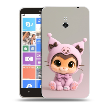 Пластиковый чехол на Nokia Lumia 1320 с принтом Куроми Kuromi 
