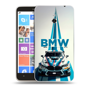 Пластиковый чехол на Nokia Lumia 1320 с принтом БМВ BMW