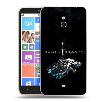 Пластиковый чехол на Nokia Lumia 1320 с принтом Игра Престолов Game Thrones