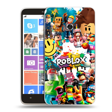 Пластиковый чехол на Nokia Lumia 1320 с принтом Roblox Роблокс Пластиковый чехол на Nokia Lumia 1320 с принтом Roblox Роблокс