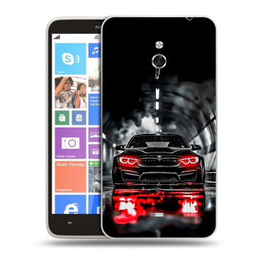 Пластиковый чехол на Nokia Lumia 1320 с принтом BMW БМВ Пластиковый чехол на Nokia Lumia 1320 с принтом BMW БМВ
