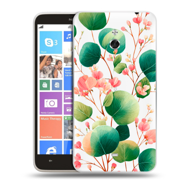 Пластиковый чехол на Nokia Lumia 1320 с принтом женский
