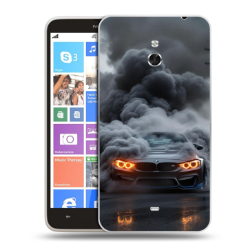 Пластиковый чехол на Nokia Lumia 1320 с принтом BMW БМВ Пластиковый чехол на Nokia Lumia 1320 с принтом BMW БМВ