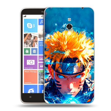 Пластиковый чехол на Nokia Lumia 1320 с принтом Аниме Наруто Naruto