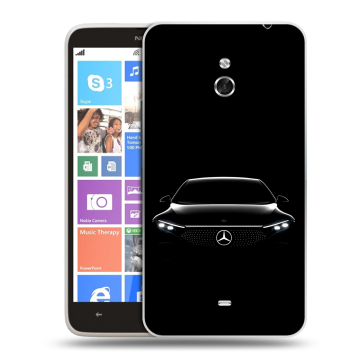 Пластиковый чехол на Nokia Lumia 1320 с принтом Mercedes Мерседес
