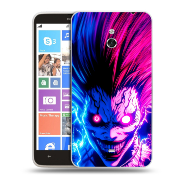 Пластиковый чехол на Nokia Lumia 1320 с принтом Death note Тетрадь смерти