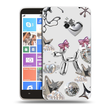 Пластиковый чехол на Nokia Lumia 1320 с принтом Y2K