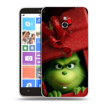 Пластиковый чехол на Nokia Lumia 1320 с принтом Новый год