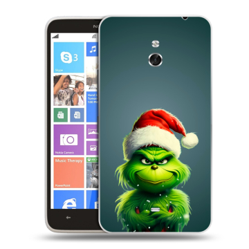 Пластиковый чехол на Nokia Lumia 1320 с принтом Новый год