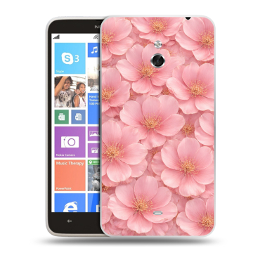 Пластиковый чехол на Nokia Lumia 1320 с принтом женский