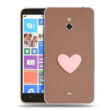 Пластиковый чехол на Nokia Lumia 1320 с принтом женский
