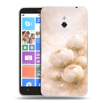 Пластиковый чехол на Nokia Lumia 1320 с принтом женский
