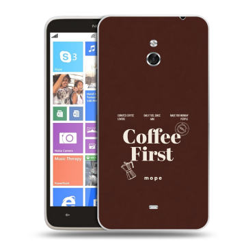 Пластиковый чехол на Nokia Lumia 1320 с принтом женский