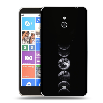 Пластиковый чехол на Nokia Lumia 1320 с принтом женский