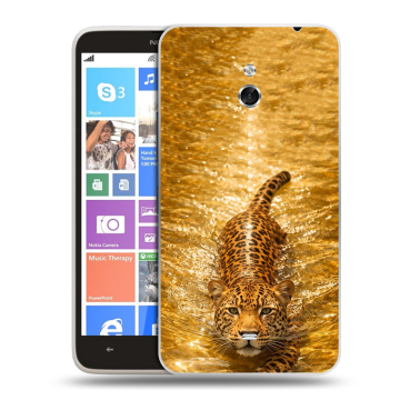 Пластиковый чехол на Nokia Lumia 1320 с принтом женский