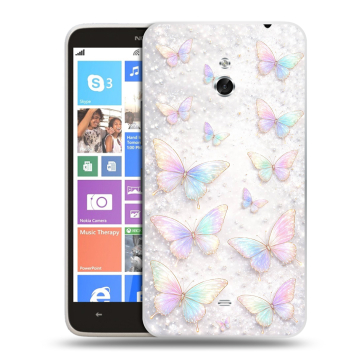 Пластиковый чехол на Nokia Lumia 1320 с принтом женский