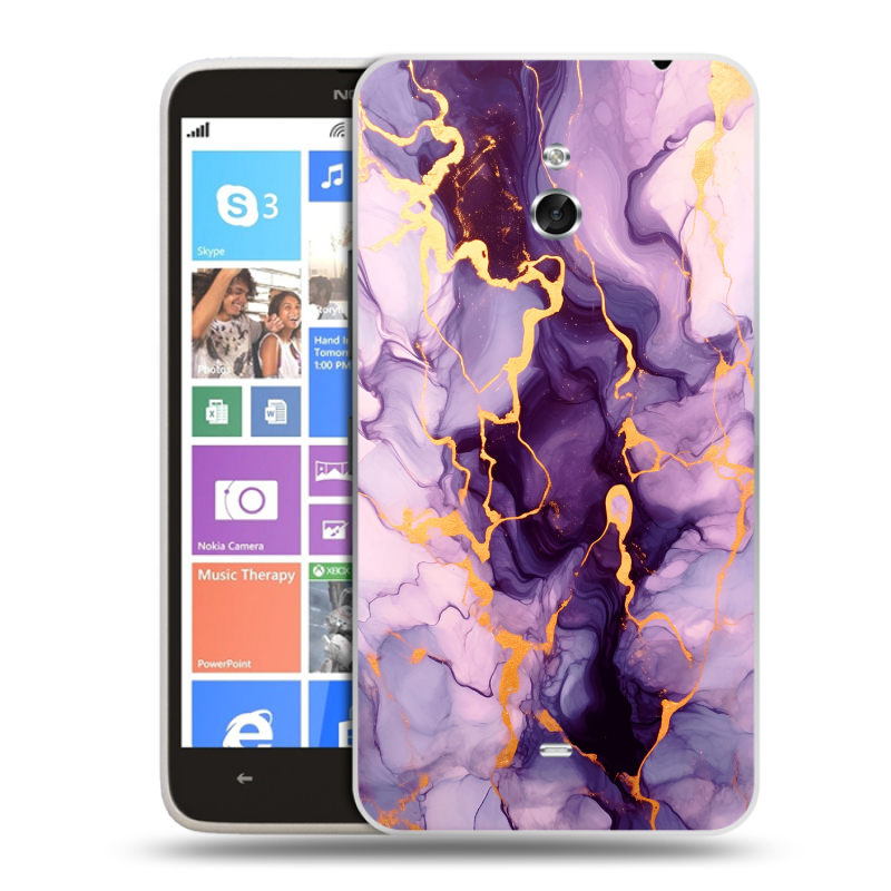 Пластиковый чехол на Nokia Lumia 1320 с принтом Мрамор Пластиковый чехол на Nokia Lumia 1320 с принтом Мрамор