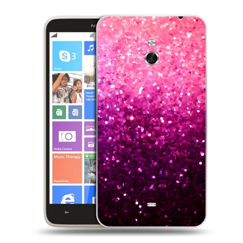 Пластиковый чехол на Nokia Lumia 1320 с принтом Блестки Пластиковый чехол на Nokia Lumia 1320 с принтом Блестки