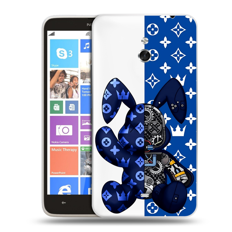 Пластиковый чехол на Nokia Lumia 1320 с принтом Луи робот Пластиковый чехол на Nokia Lumia 1320 с принтом Луи робот