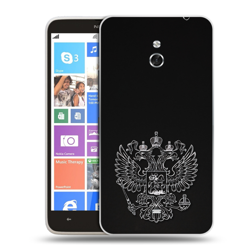 Пластиковый чехол на Nokia Lumia 1320 с принтом Герб России Пластиковый чехол на Nokia Lumia 1320 с принтом Герб России