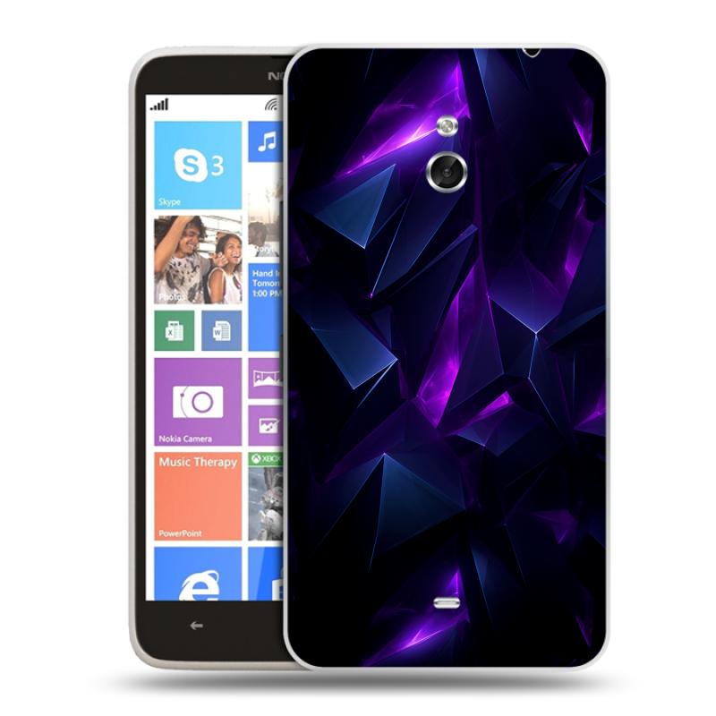 Пластиковый чехол на Nokia Lumia 1320 с принтом Абстракиция Пластиковый чехол на Nokia Lumia 1320 с принтом Абстракиция