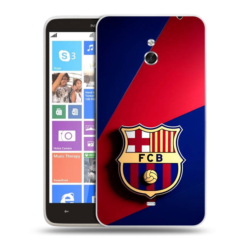 Пластиковый чехол на Nokia Lumia 1320 с принтом Барселона Barcelona Пластиковый чехол на Nokia Lumia 1320 с принтом Барселона Barcelona