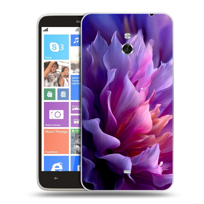 Пластиковый чехол на Nokia Lumia 1320 с принтом женский цветы Пластиковый чехол на Nokia Lumia 1320 с принтом женский цветы