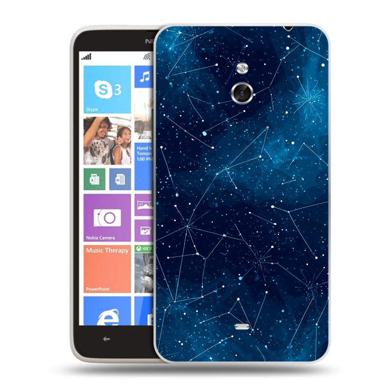 Пластиковый чехол на Nokia Lumia 1320 с принтом Космос звезды Пластиковый чехол на Nokia Lumia 1320 с принтом Космос звезды
