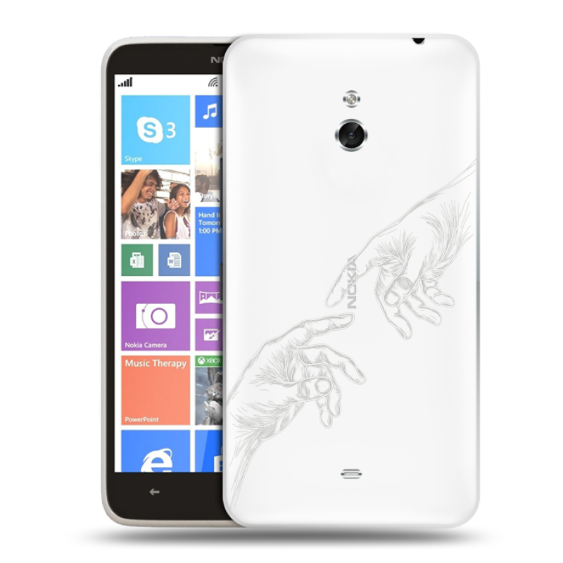 Пластиковый чехол на Nokia Lumia 1320 с принтом Сотворение мира Пластиковый чехол на Nokia Lumia 1320 с принтом Сотворение мира