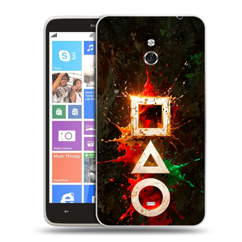 Пластиковый чехол на Nokia Lumia 1320 с принтом Squid Game Игра кальмара Пластиковый чехол на Nokia Lumia 1320 с принтом Squid Game Игра кальмара