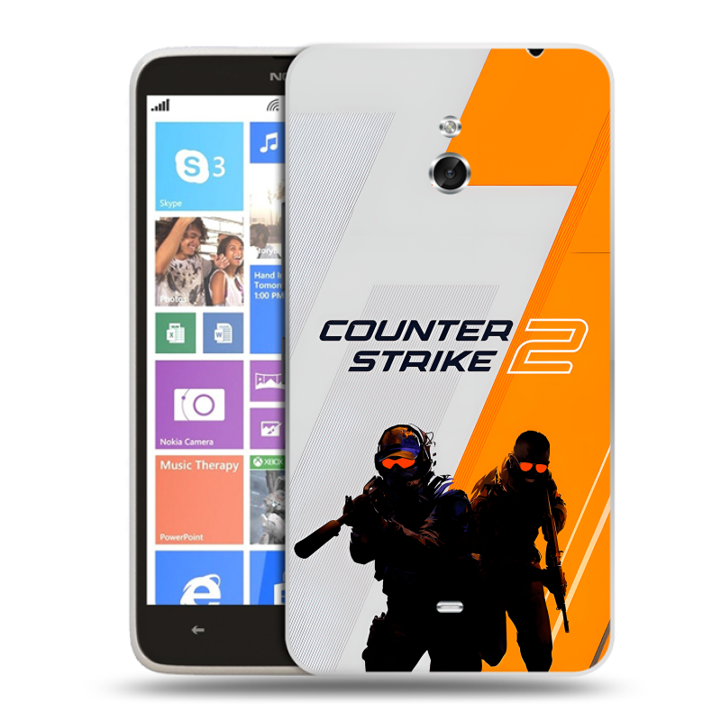 Пластиковый чехол на Nokia Lumia 1320 с принтом Counter Strike Пластиковый чехол на Nokia Lumia 1320 с принтом Counter Strike