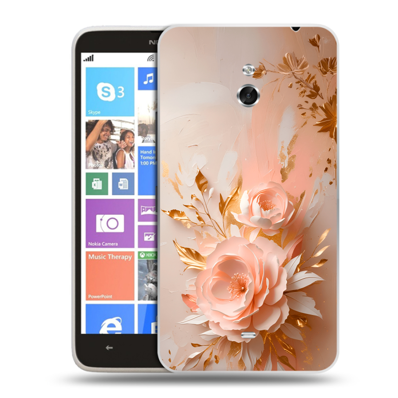 Пластиковый чехол на Nokia Lumia 1320 с принтом женский Пластиковый чехол на Nokia Lumia 1320 с принтом женский