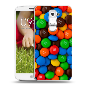 Пластиковый чехол на LG Optimus G2 mini с принтом Конфеты