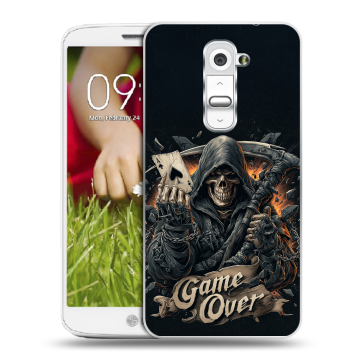Пластиковый чехол на LG Optimus G2 mini с принтом Скелет карты Пластиковый чехол на LG Optimus G2 mini с принтом Скелет карты